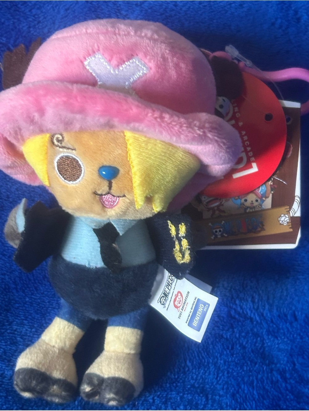 Onepiece Tony Tony Chopper Sanji Plush keychain!